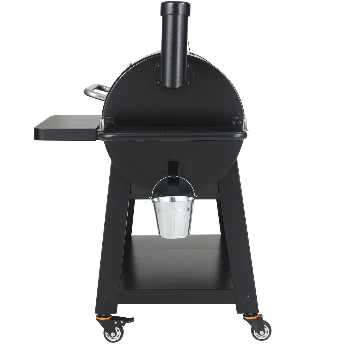 62 inch Portable Charcoal Grill, Propane Gas Grills with Cover and Cart, Heavy Duty Iron BBQ Grill, Mini Tabletop Smoker for Outdoor Cooking, Barbecue Camping, Picnic, Patio, and Backyard, Black