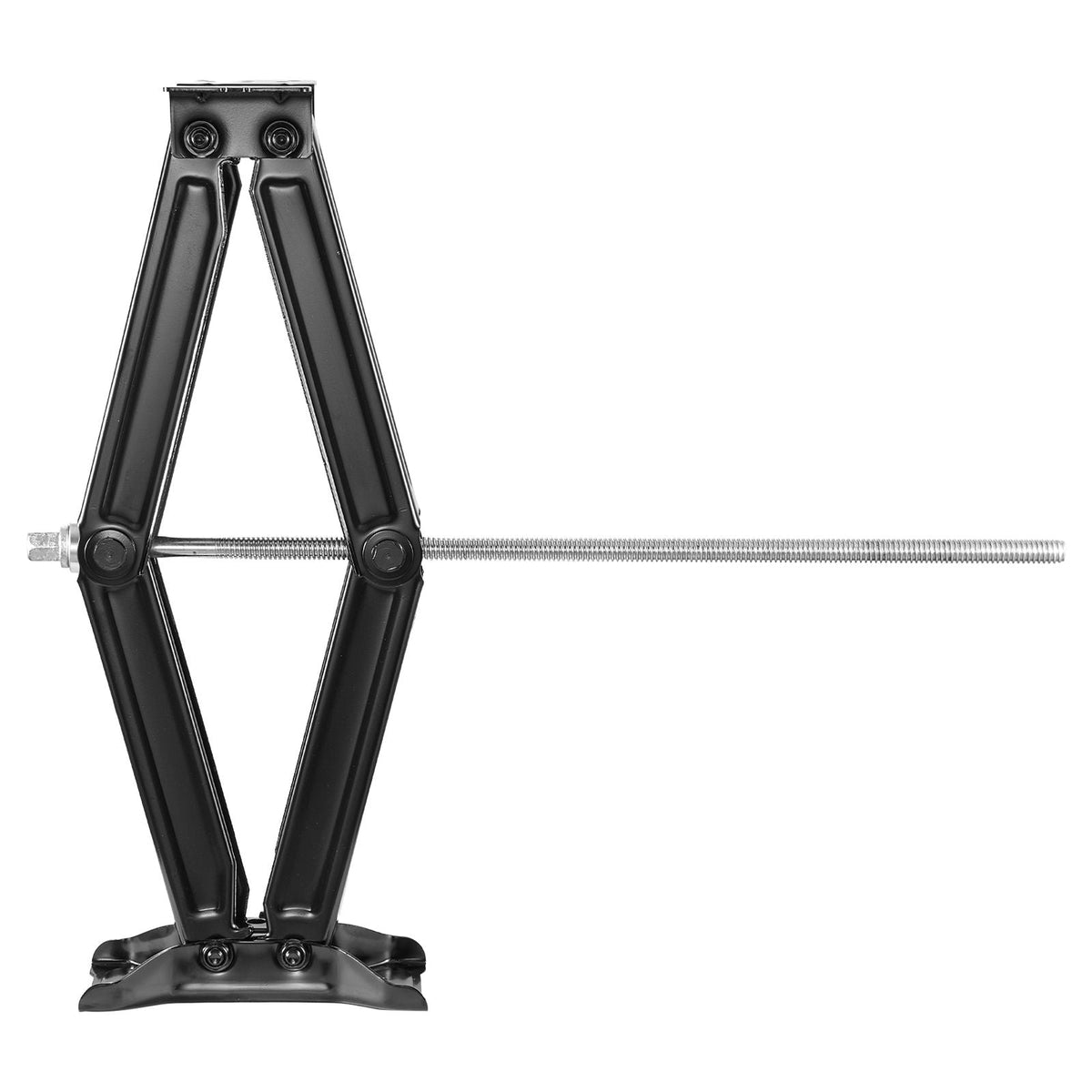 6500 lbs RV Scissor Jacks, 4-23.4 in RV Stabilizer Leveling Scissor Jacks, Set of 4, Heavy Duty Stabilizer Jack with Crank Handle, Socket and Bubble Levels, Not Easily Bent or Deformed