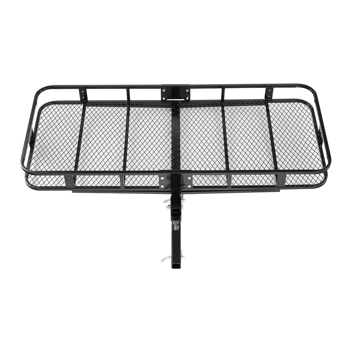 70" x 30" x 6", Hitch Cargo Carrier, 500 lbs Capacity Hitch Cargo Carrier with Nighttime Reflective Reminder, Folding Hitch Mount Cargo Carrier with Hitch Lock for 2" Receiver, Fit for SUVs