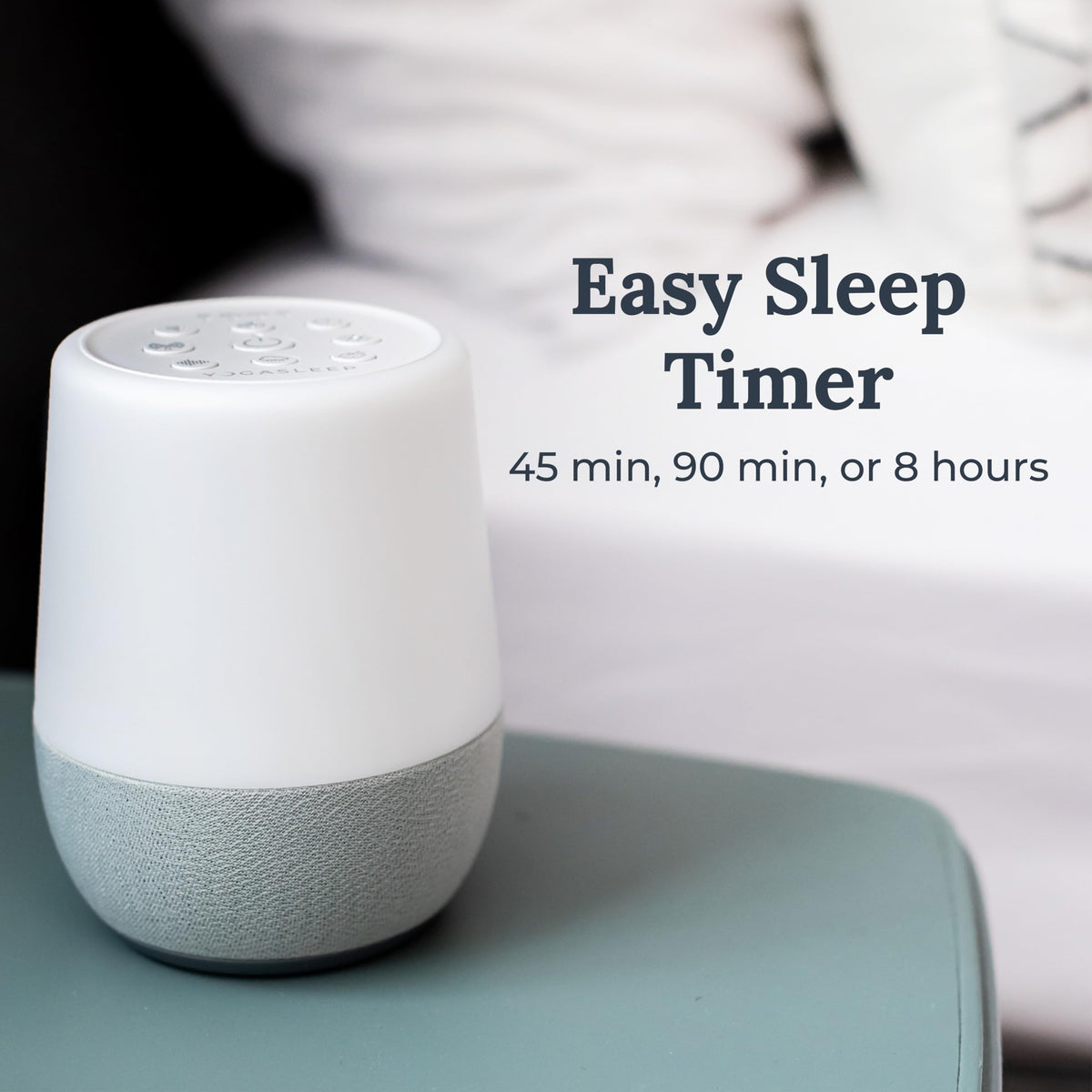 Yogasleep Duet White Noise Sound Machine & Night Light, 30 Natural Sounds, Bluetooth-Wireless Speaker for Travel, Office Privacy, Concentration, Sleep Aid for Adults & Baby, Registry & Nursery Gift