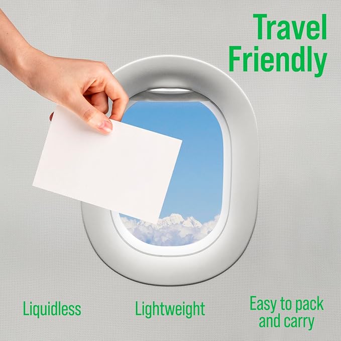 Rockin' Green Active Wear Travel Laundry Detergent Sheets Unscented - Mess-Free Laundry Sheets Detergent with Sodium Bicarbonate - Easily Dissolvable Laundry Soap for Traveling (104 Loads)