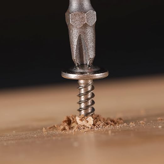 #8 x 1-1/4" Wood Screw 250Pcs 410 Stainless Steel Standard Thread Truss Head Fast Self Tapping by SG TZH