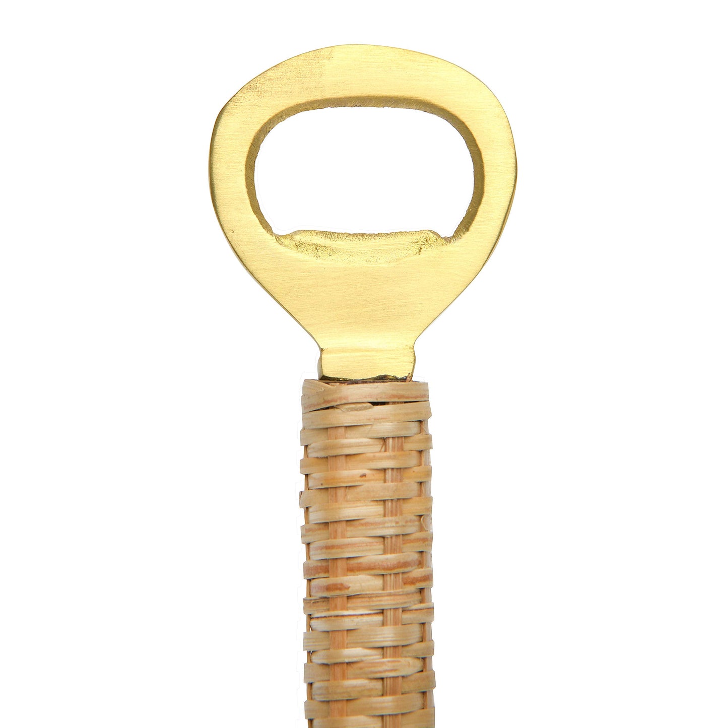 Creative Co-op Brass Handle Bottle Opener (DF3548)