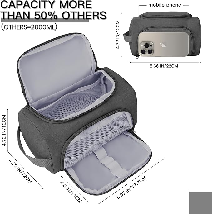 Large Pencil Pouch,Pencil Case Aesthetic,Zipper Pencil Box For Girls Back To School Supplies Emergency Bag Makeup Bag (Grey)