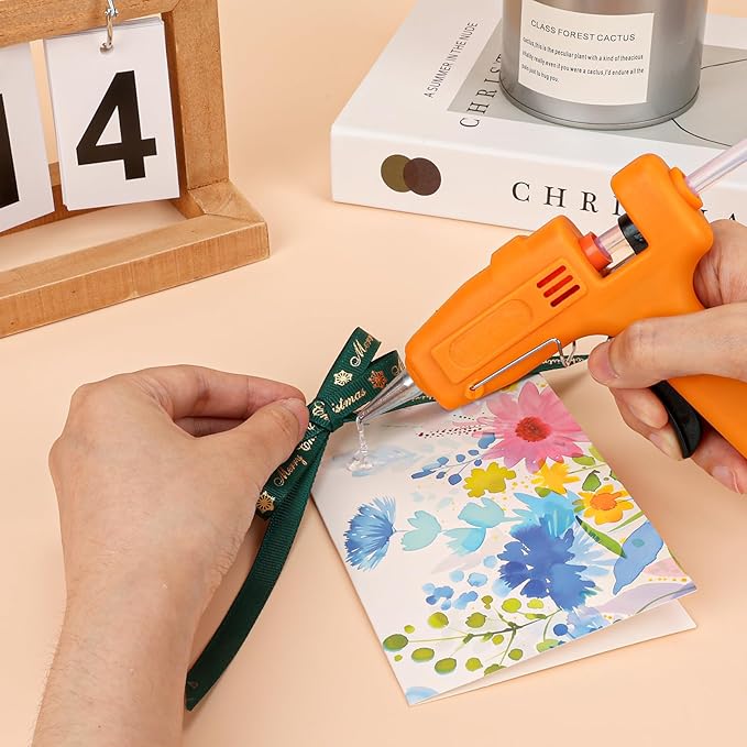 200 PCS Mini Hot Glue Sticks, 8" Long x 0.27" Diameter Glue Sticks for Glue Gun, Perfect Fit for Mini Glue Guns, Widely Used in Wood, Metal, Glass, Plastic, Floral, Fabric, and More