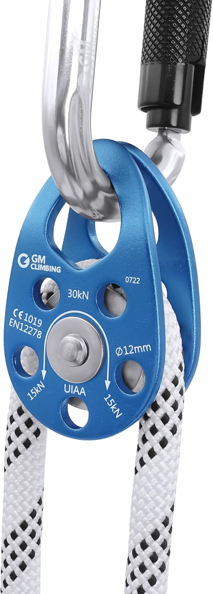 GM CLIMBING Swing Cheek Micro Pulley 30kN CE UIAA Certified