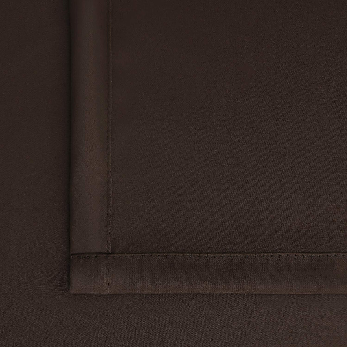 BGment Brown Blackout Curtains 45 Inch Long for Bedroom Kitchen Window - Short Length Chocolate Thermal Insulated Darkening Drapes with Rod Pocket for Bathroom, 42 x 45 Inch, 2 Panels