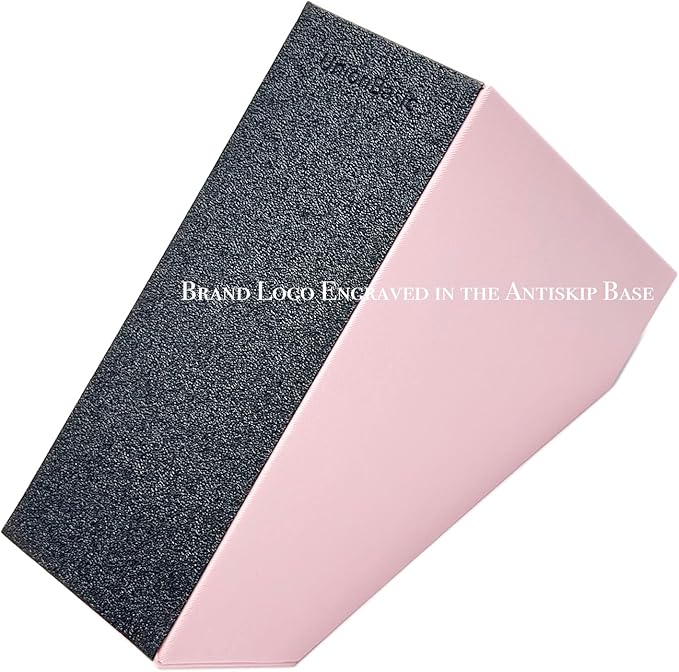 UnionBasic Magazine File Holder, Leatherette Desktop Document Organizer, Home Office Paper Holder File Storage Literature Sorter, Pink, Set of 4