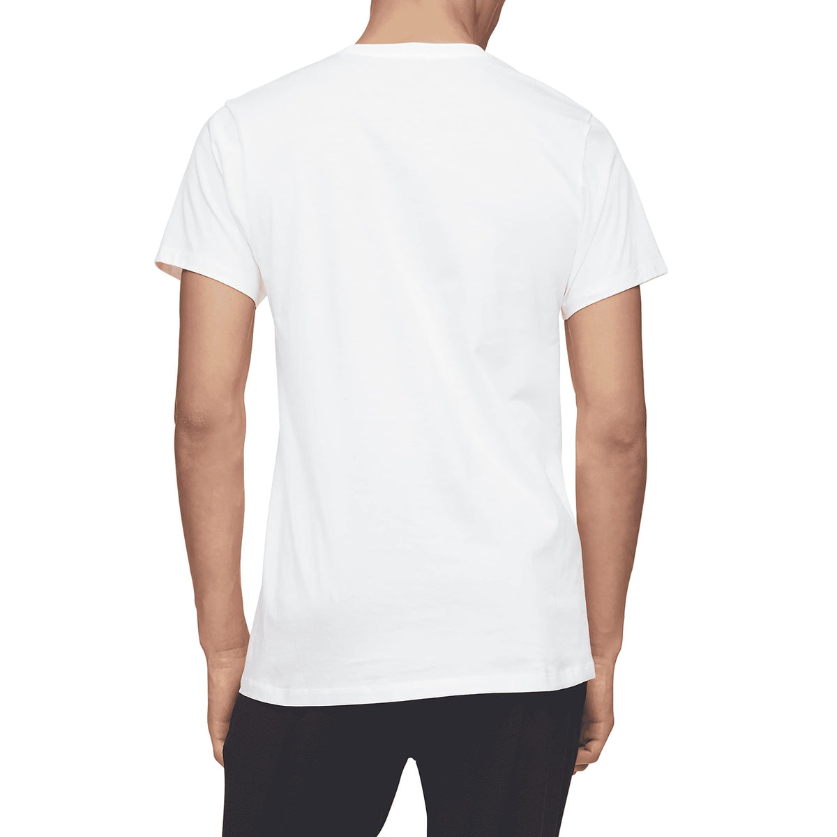 Calvin Klein Men's Cotton Classics 3-Pack Undershirts, 3 White - Crewneck, L