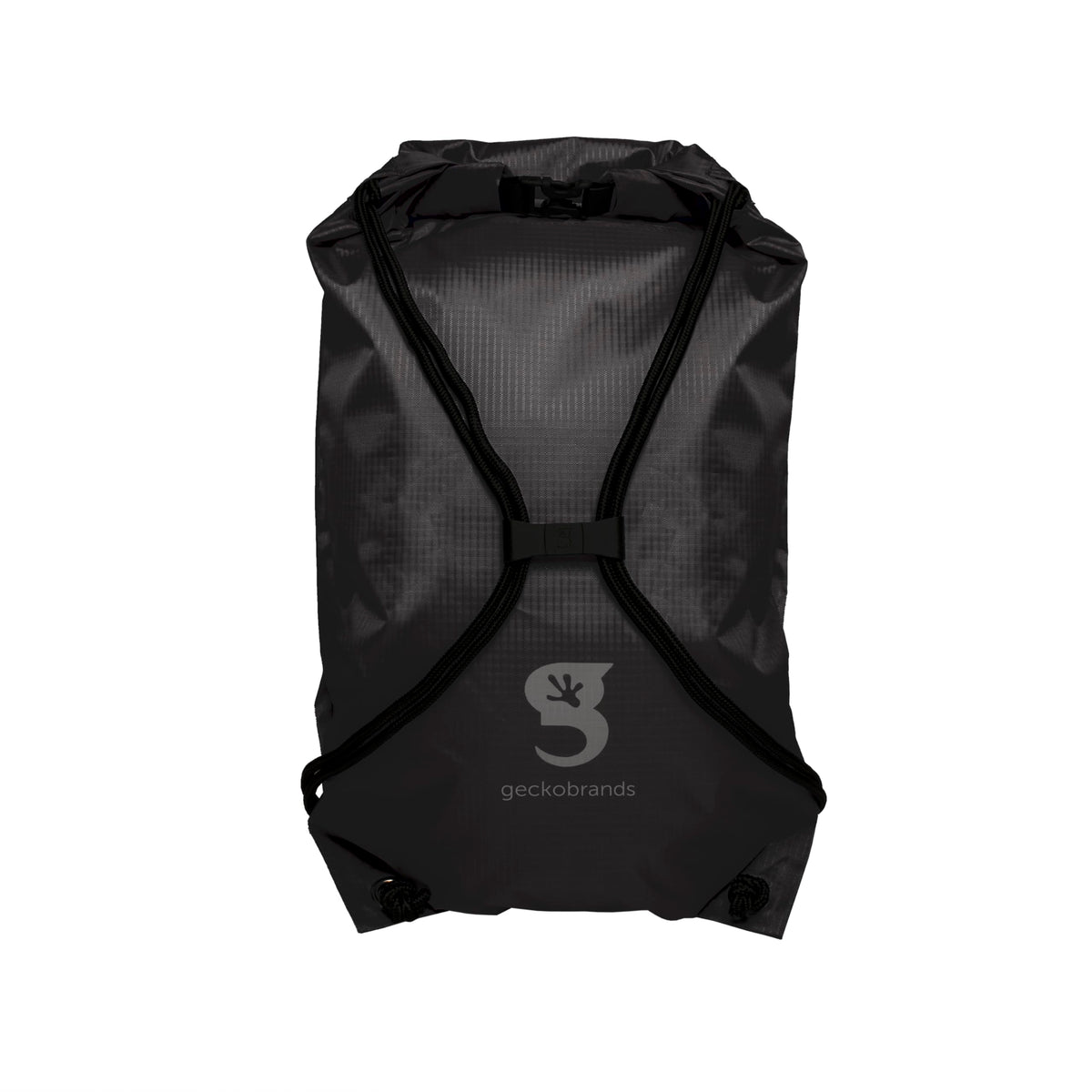 geckobrands Drawstring Travel Backpack 10L - Waterproof Lightweight Travel Dry Bag for Beach, Hiking, and Light Water Activities for Men & Women
