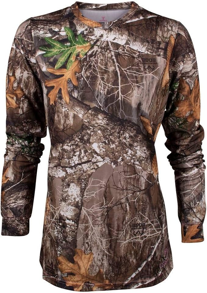 King's Camo Ladies Hunter Series Long Sleeve Camo Tee