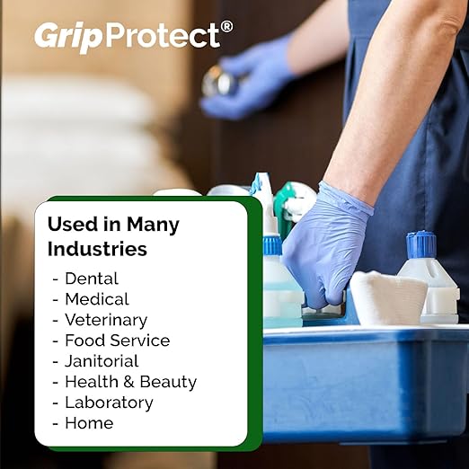 GripProtect Precise Nitrile Exam Gloves | 4 Mil | Chemo-Rated | (Medium, 1,000)