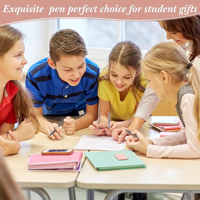 Epakh Gel Pens, 10 Pcs 0.5mm Quick Dry Black Ink Fine Point Smooth Writing Pens High End Series Retractable Aesthetic Ballpoint for Office School Supplies Women Men Gifts(Morandi Color,Classic)