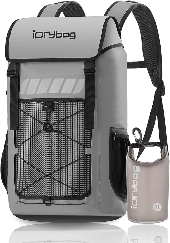 IDRYBAG Waterproof Backpack for Men 25L/45L, Dry Bags Kayak, Dry Backpack Camping Hiking