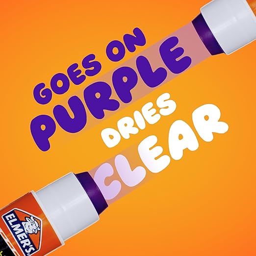 Elmer's Glue Stick Variety Pack, Featuring BlooStick Buddies, Disappearing Purple, and Scented Glue Sticks, Assorted, 30 Count