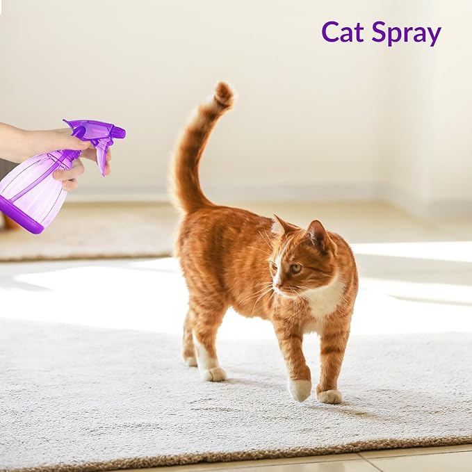 DilaBee Purple Spray Bottle (1-Pack 12oz) Empty Spray Bottle for Hair, Plants, Cleaning Solutions, Cooking. Squirt Bottles for Chemicals, Garden Mister, Water Mister for Plants - Food-Grade BPA-Free