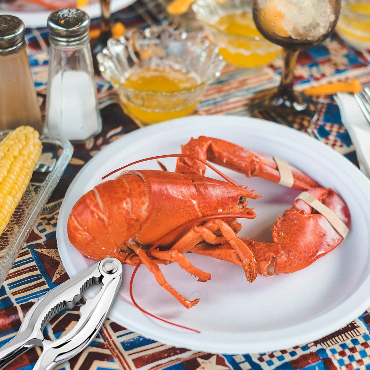 52 Pcs Crab Crackers and Tools, Crab Crackers Sets, Lobster Cracker, Heavy Duty Seafood Tools, Nut Cracker Set