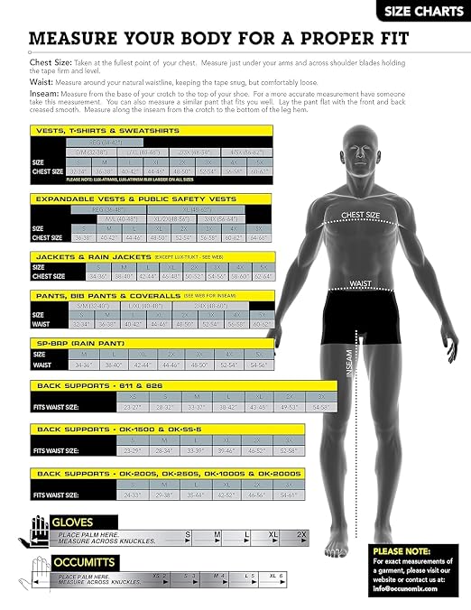 OccuNomix LUX-HDS2T3-YS Heavy Duty Solid/Mesh Two-Tone Surveyor Vest with Zipper, 8 Pockets, Class 3, 100% ANSI Polyester, Small, Yellow (High Visibility)