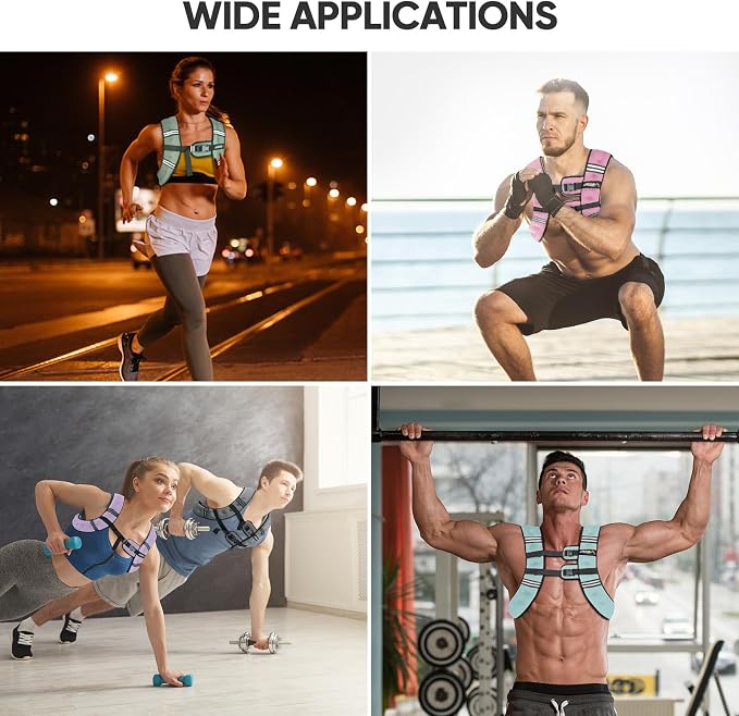 APEXUP Weighted Vest Men Women, Weight Vest for Women Workout Equipment for Strength Training Running