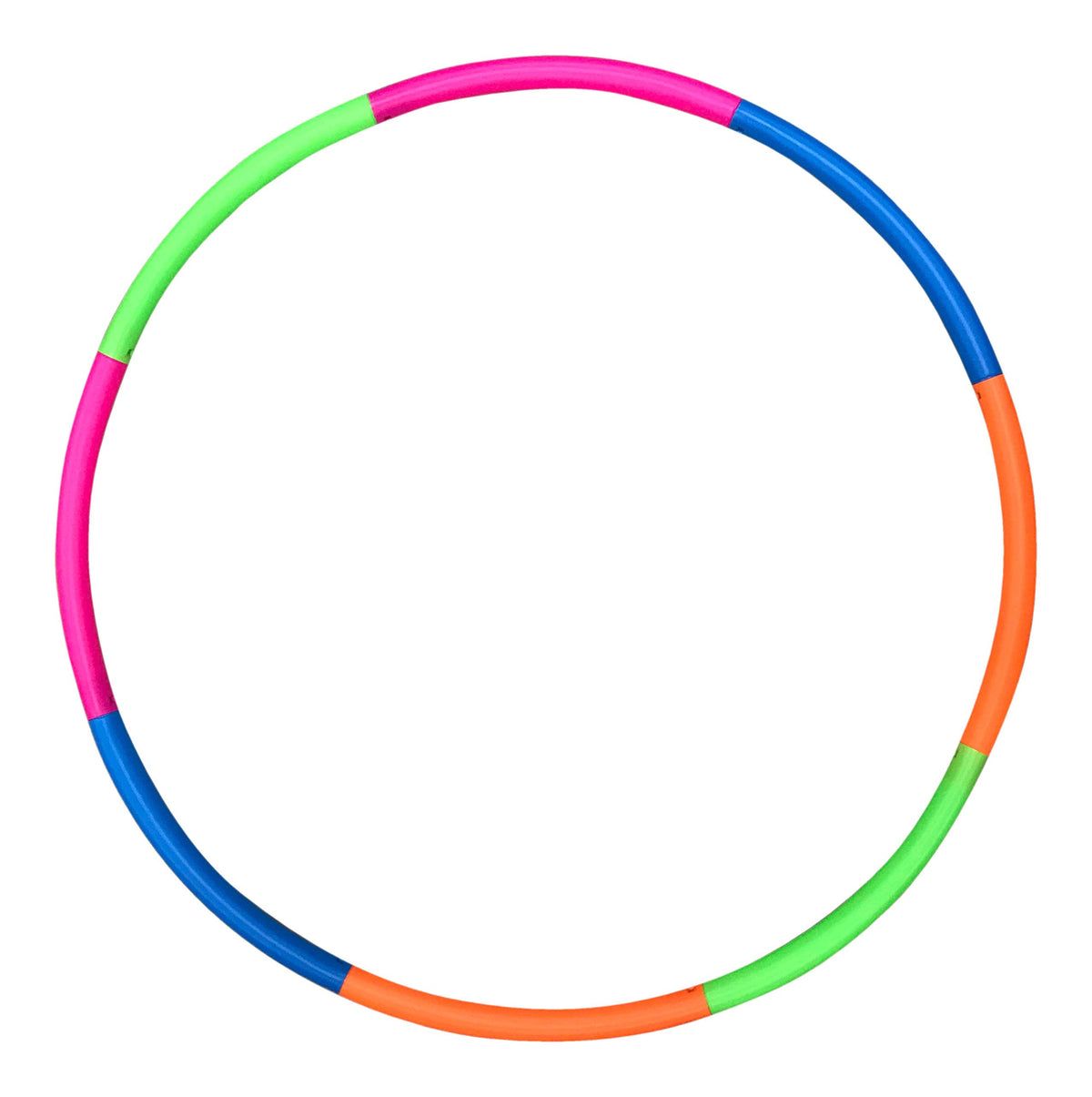 Kids Exercise Hoop, Snap Together Detachable Adjustable Weight Size Plastic Toy Hoops - Spinning Rings for Sports, Exercise, Playing, 32-Inch
