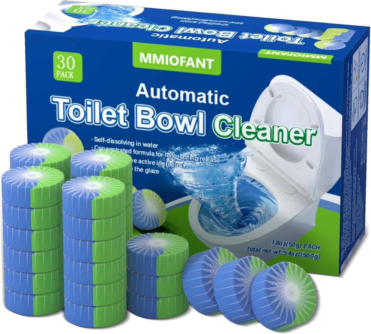 Automatic Toilet Bowl Cleaner Tabletsï¼Toilet Cleaner Tablets For Tankï¼Bathroom Cleaner For Tank