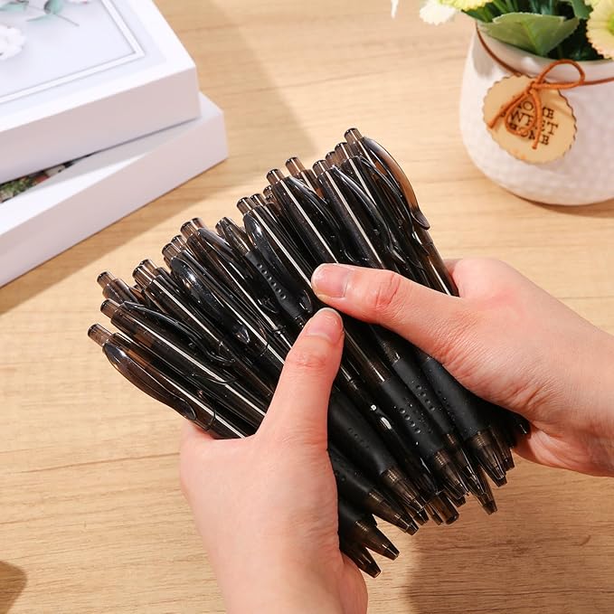 240 Pcs 0.7mm Mechanical Pencils Bulk Set Include 120 Black Mechanical Pencil 120 HB Lead Refills for Art Office Classroom School Student Writing Drawing Sketching Supplies
