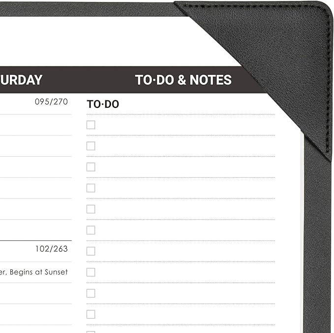 Nekmit Large Desk Calendar 2025-2026 with Desk Protecting Pad, Runs from Jul 2025 - Dec 2026, Office Supplies 21" x 16 1/2" Desktop Calendar for Life Planning or Organizing