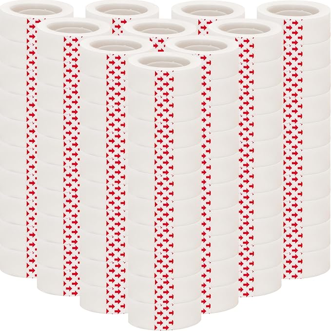 Beieverluck 96 Rolls Invisible Tape Refill 3/4 Inch X 1000 Inches Matte Tape for Dispenser Refill 1 Inch Core Magic Tape for Office Home School Supplies Correction Labeling Gift Wrapping Tape Roll