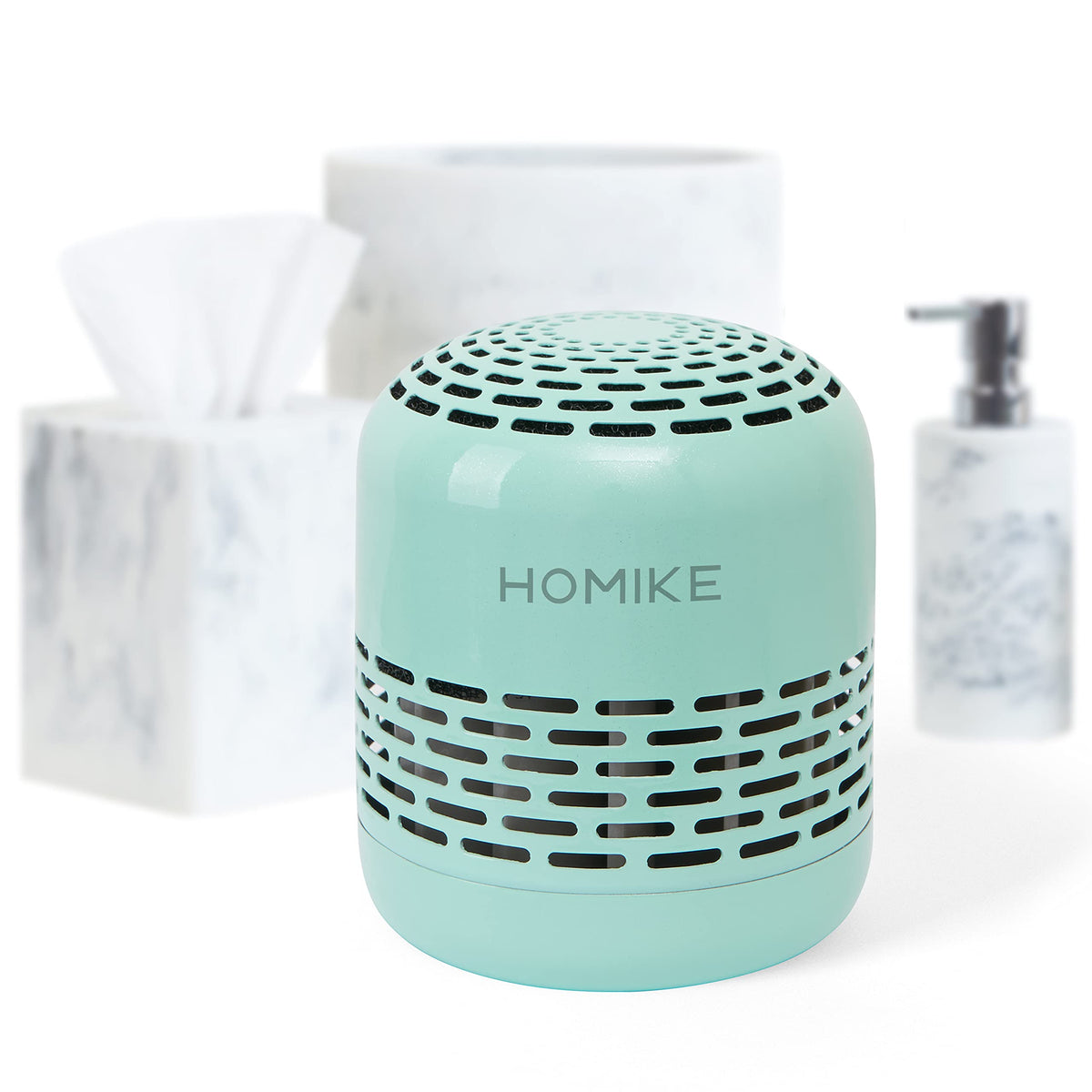 HOMIKE Refrigerator Deodorizer, Odor Eliminator,Last up to 10 Years for Car,Closet,Shoes Cabinet,Fridge and Freezer,Outperforms Baking Soda and Activated Carbon (Green)