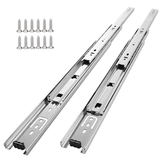 10 Pair of 22 Inch Drawer Slides,100 LB Capacity Full Extension Side Mount Drawer Rails