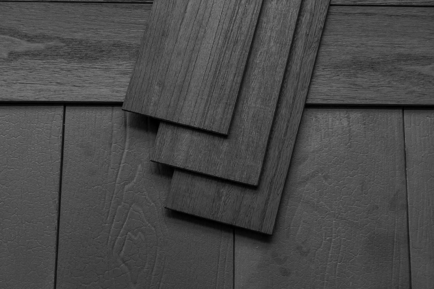 Luxdecor Real Wood Wall Planks - White Shiplap Boards 5" Peel and Stick - 10 Pieces, 12.5 Sq Ft
