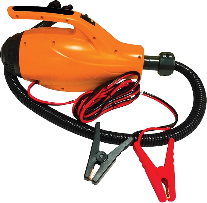 Wow Sports - Electric Air Inflator - Air Pumps for Inflatables - Great for Towables and Boat Accessories - DC - Includes Cord, 3.0 PSI