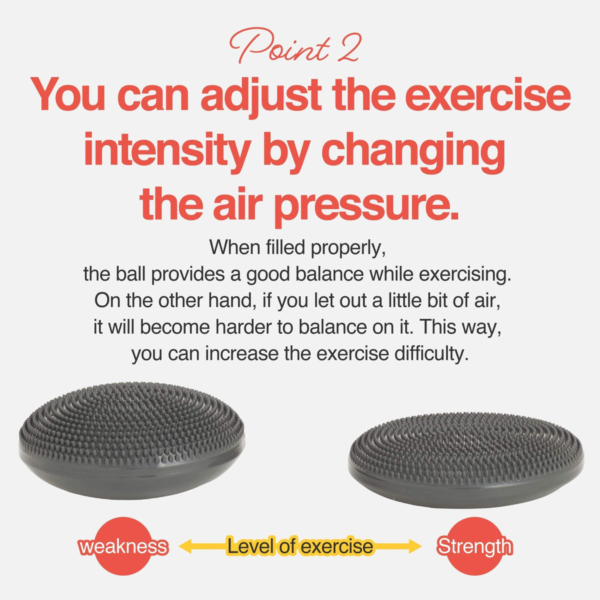 Balance Disc comes with an Air Pump Exercise Wobble Cushion for Stability Workout 1 PC (Light Green)