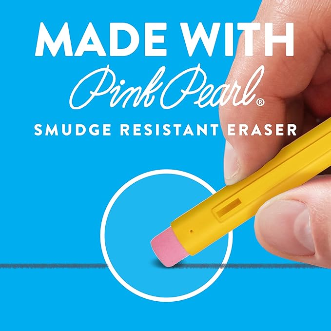 Paper Mate SharpWriter Mechanical Pencils | 0.7 mm #2 Pencil | Pencils for School Supplies, Yellow, 36 Count