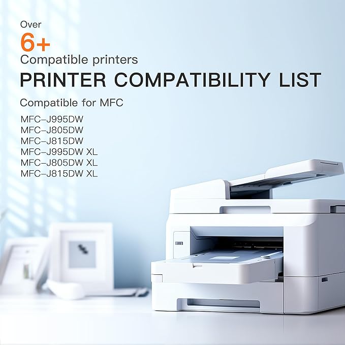 E-Z Ink LC3033XXL Replacement for Brother LC3033 XXL LC3035 Ink Cartridges Super High Yield to Use with Brother MFC-J995DW MFC-J805DW MFC-J815DW MFC-J995DW XL MFC-J805DW XL Printer (4 Pack)