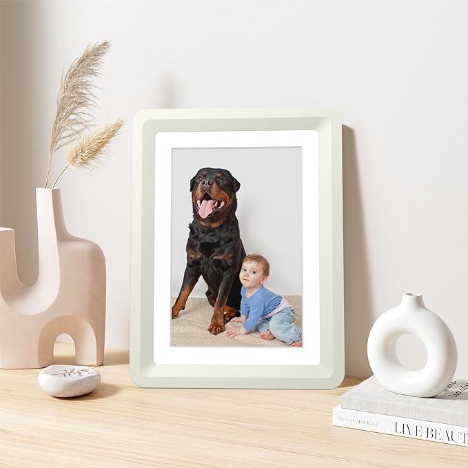 3-Pack 5x7 Picture Frame or 4x6 with Mat – Shatterproof Plastic Photo Frame for Family, Nursery, and Playroom, Wall & Tabletop Picture Frames for Home, Office, Safe & Lightweight Design in Cloud Gray
