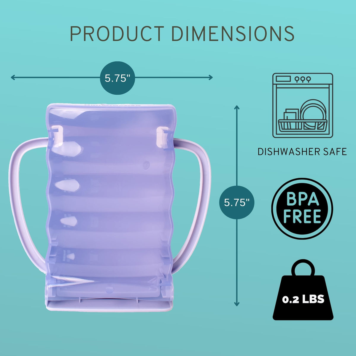 Dinneractive Sip Wiz - Baby Pouch Holder No Squeeze Pouch Food Pouches & Juice Box Holder - Anti-Squeeze Yogurt Pouch Reusable Toddler Essentials