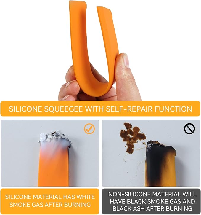 Shower Squeegee for Glass Doors, Bathroom Squeegee for Shower, Window Squeegee, Home Bathroom Silicone Cleaner Tool, Suitable for Bathroom, Kitchen, Tile, Mirror, Car Glass, by LTLUTU, 8in Grey