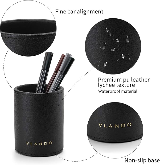 Vlando Office Supplies Desk Organizer Caddy,Back to School Supplies for Desk Caddy, Desktop Hanging File Letter Document Storage Holder with Drawer Organizer Section for Office Home 2 Pack Black