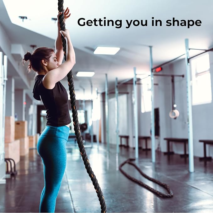 Climbing Rope Gym Climbing Rope for Fitness and Strength Training, Rock Climbing and Home Workouts Adult Climbing Rope Kids Outdoor Climbing Rope or Home Indoor Climbing Rope