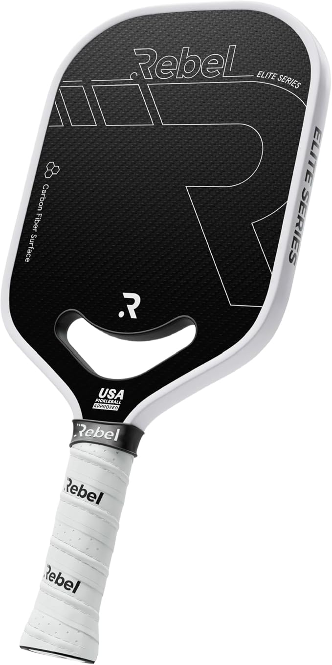 Pickleball Paddle Carbon Fiber | Professional Carbon Fiber Pickleball Paddle | 16mm Polymer Core | Designed for Maximum Control and Power | USAPA Approved | Designed in San Diego