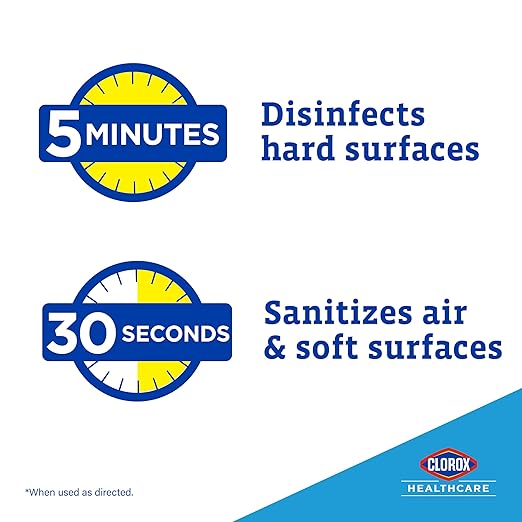 Clorox Healthcare Citrace Hospital Disinfectant and Sanitizer Aerosol Spray, Citrus, 14 Ounces (Package May Vary)