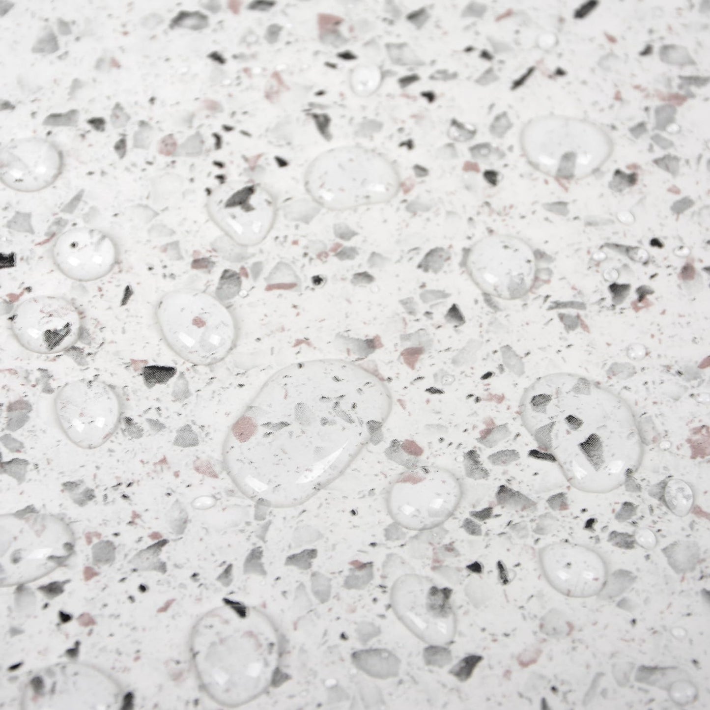 A-b-cil Gray White Granite Contact Paper 400" X 16" Terrazzo Wallpaper Peel and Stick Countertops Self Adhesive Waterproof Vinyl Film for Kitchen Counters Bathroom Counters Wall Paper