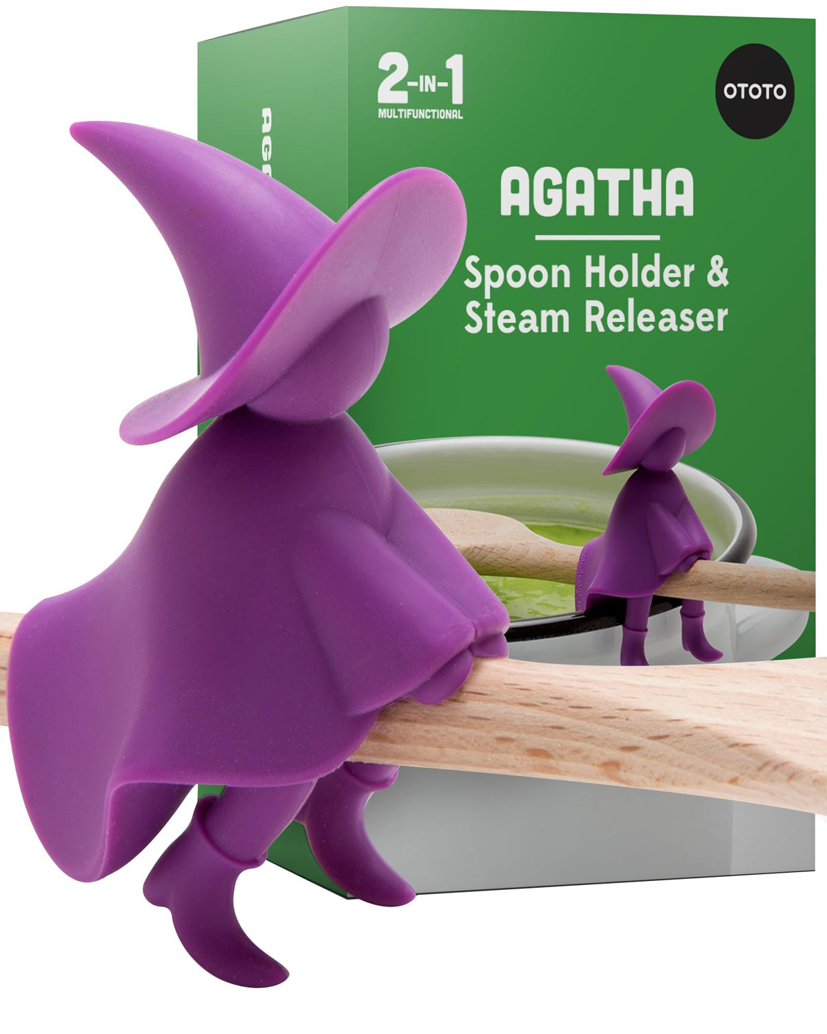 Funny Spoon Holder by OTOTO - Spoon Rest for Stove Top - Cooking Gadgets, Cooking Gifts, Cool Kitchen Gadgets, Cool Gifts, Cute Kitchen Accessories