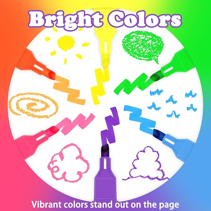Vitoler Highlighters Assorted Colors,12pcs No Bleed Highlighters,Chisel Tip Cute Highlighter for School Office Supplies