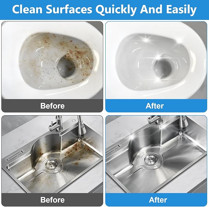 20 Pack Pumice Stone Toilet Bowl Cleaner, Pumice Stone for Cleaning Stick Hard Water Rings, Calcium Buildup & Stains, Safe for Bathroom, Sink, Tub, Grill, Oven, Pool Tile (Small Size)