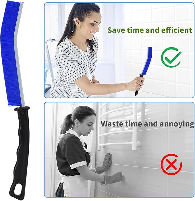 6Pcs Crevice Cleaning Brush,Cleaning Supplies Cleaning Brush Tools Crevice Cleaning Brushes for Household Use Bathroom Tiles Kitchen Practical and Durable