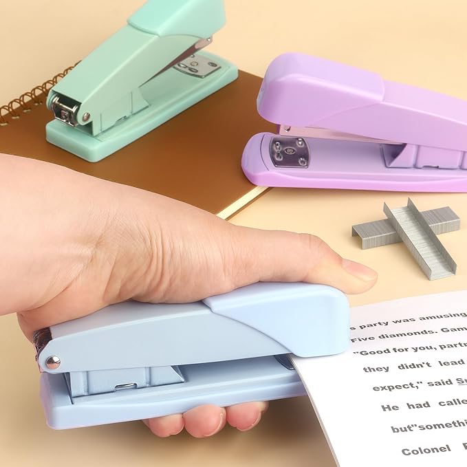 Tamaki Stapler, Office Stapler, Staplers for Desk(Blue)