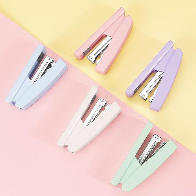 Tamaki Stapler, Office Stapler, Small Staplers for Desk, Purple