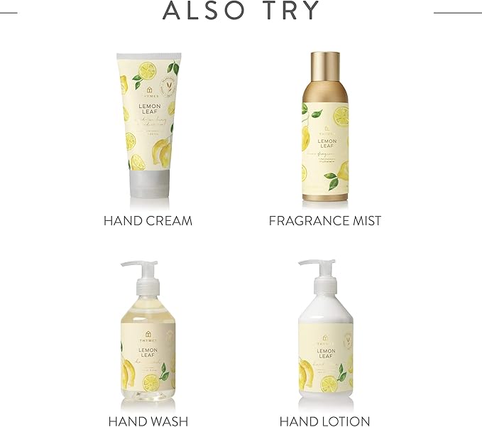 Thymes Petite Reed Diffuser - 4 Fl Oz - Lemon Leaf